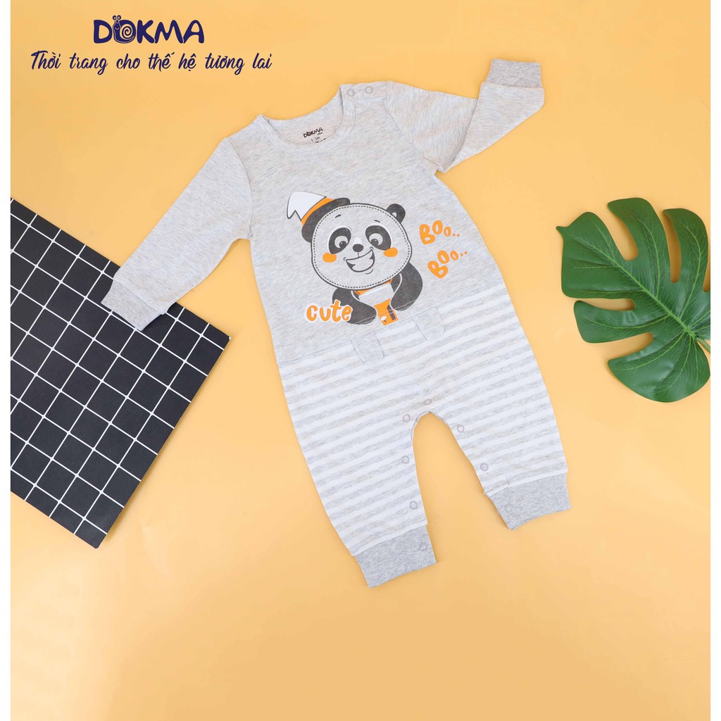 DMB202 Bộ Body cài vai dài tay Dokma (3-12M)