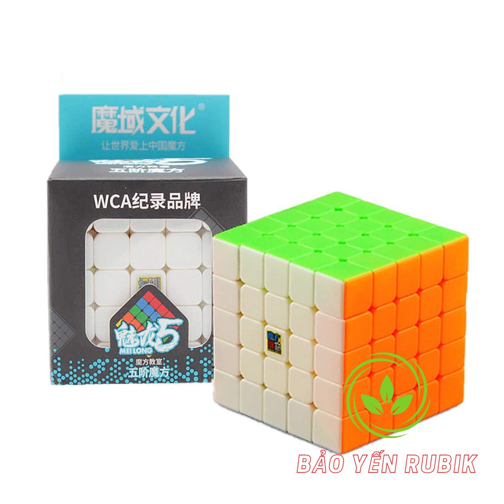 Rubik 5x5 Stickerless MoYu MeiLong MFJS Rubic 5 Tầng Giá Rẻ Rubic ( Mã RB23 )