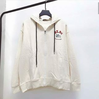 Áo Khoác Nỉ Bông PUPPY LAZY HOODY Unisex (MÀU TRẮNG+ẢNH THẬT)