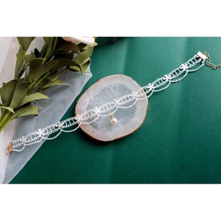 Choker ren trắng xinh