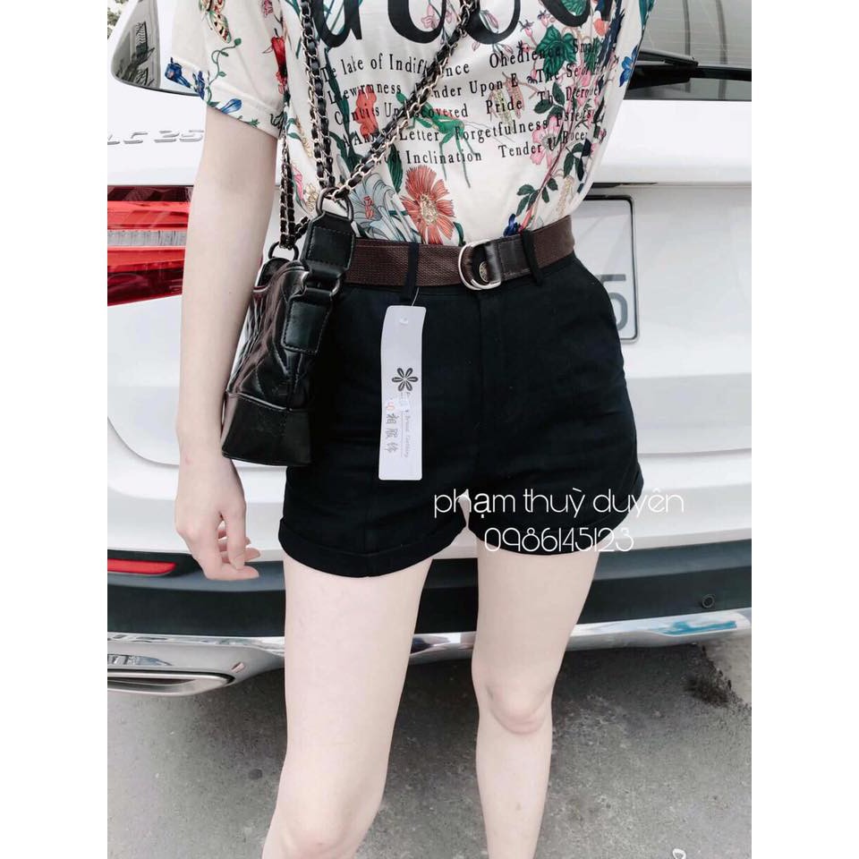 Quần short thô kèm betl (#506) (kèm ảnh thật)
