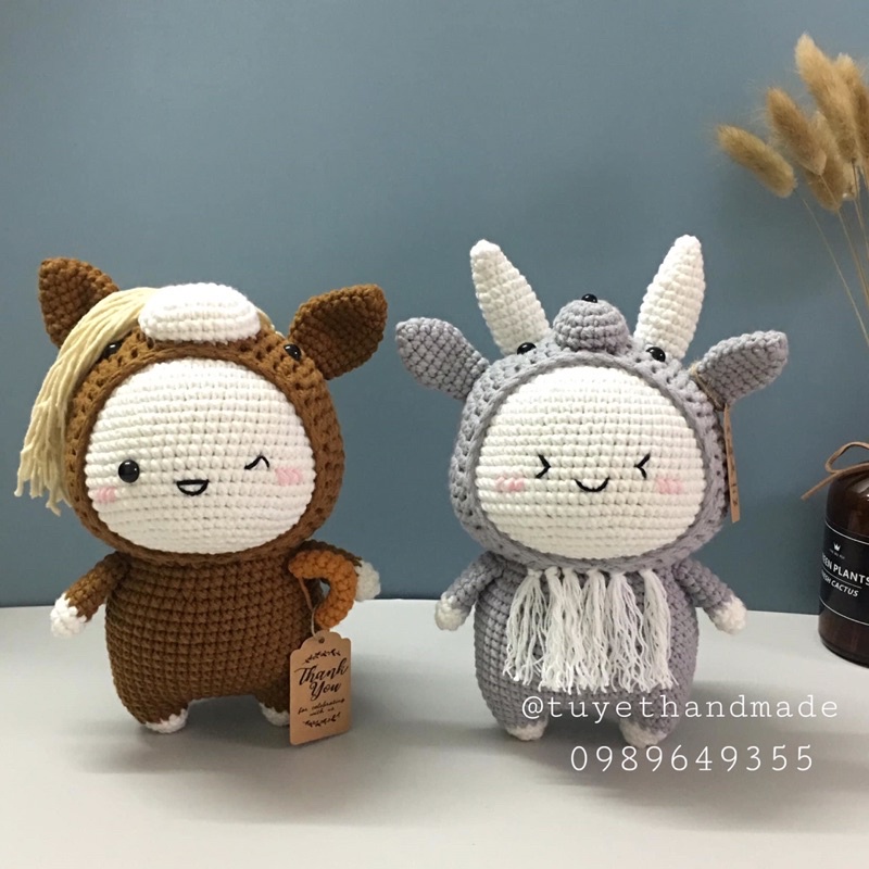 Bộ 12 cung hoàng đạo móc len handmade