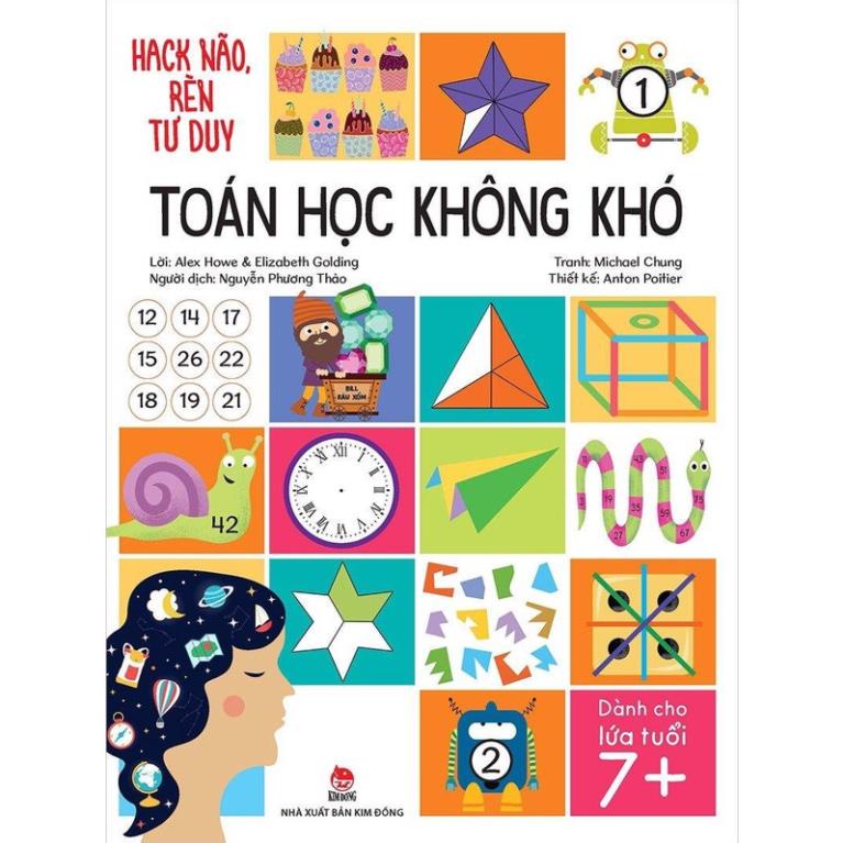 Sách - Combo Hack Não, Rèn Tư Duy Cho Bé Trên 7 Tuổi - Lẻ Tập  - Kim Đồng