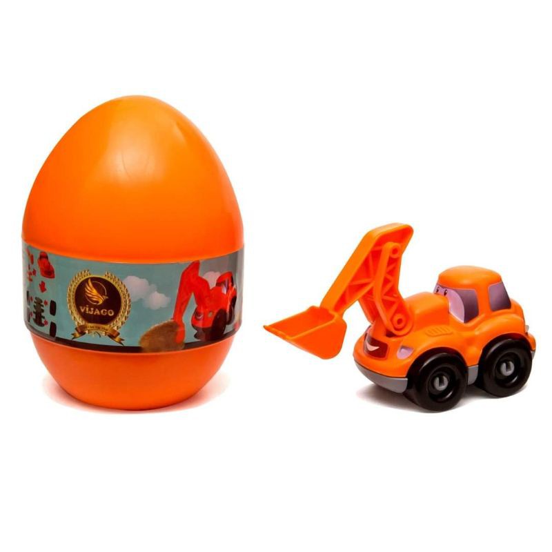 Đồ chơi bóc quả trứng sưu tập xe taxi, xe xúc , xe đua cho bé hàng việt nam