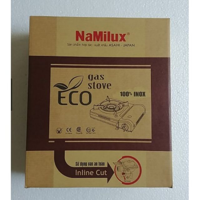 BẾP GAS MINI INOX NAMILUX TIẾT KIỆM GAS GIẢM 25K