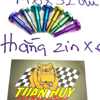 Ốc tay thắng titan gr5 6x32 đầu dù gắn exciter 135 150 winner 150 sonic raider satria msx