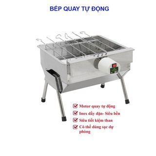 Bếp nướng than tự xoay v5s