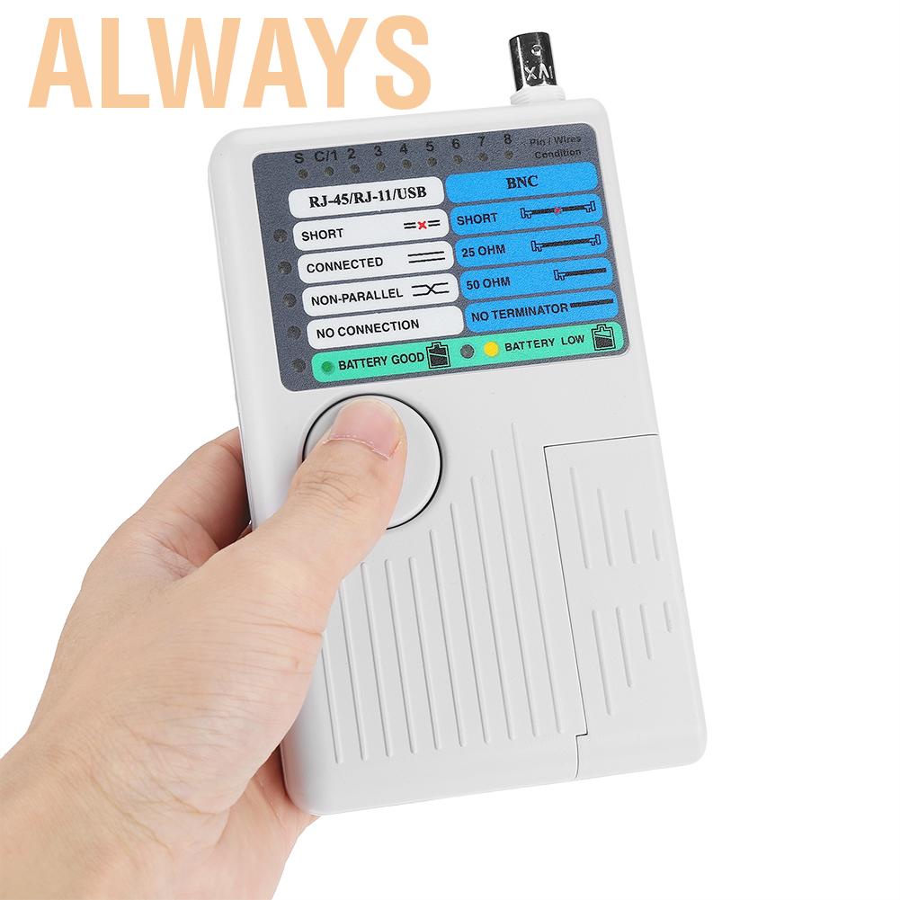 Bộ Thiết Bị Kiểm Tra Sạc Mạng Lan 4 Trong 1 Cho Máy Tính Utp Stp