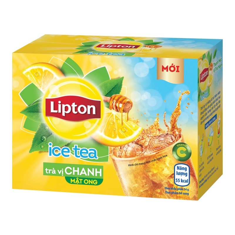 TRÀ LIPTON ICE TEA VỊ CHANH MẬT ONG - ĐÀO 224G (16 GÓI)