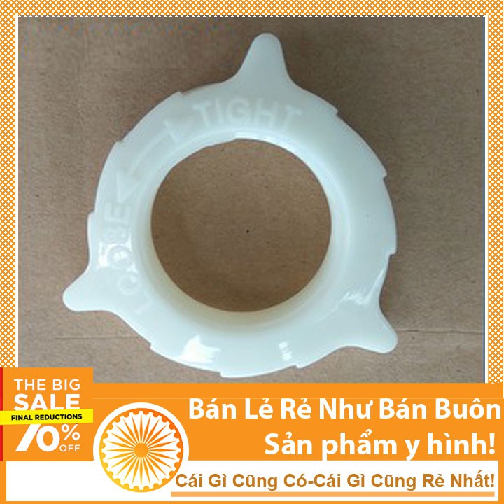 Khóa Lồng Quạt Nhựa Màu Trắng