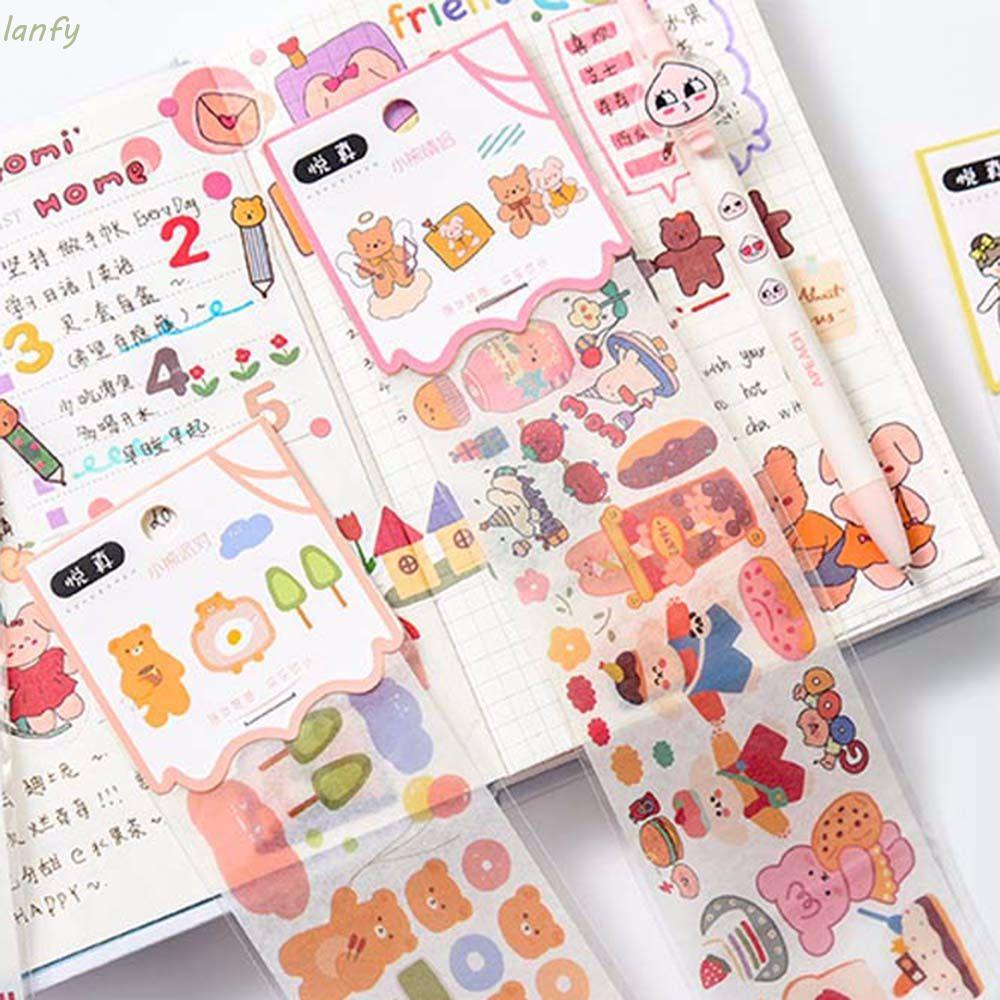 Nhãn dán họa tiết hoạt hình đáng yêu dùng để tự trang trí sổ tay/Scrapbooking/Hành lý/Album thủ công độc đáo