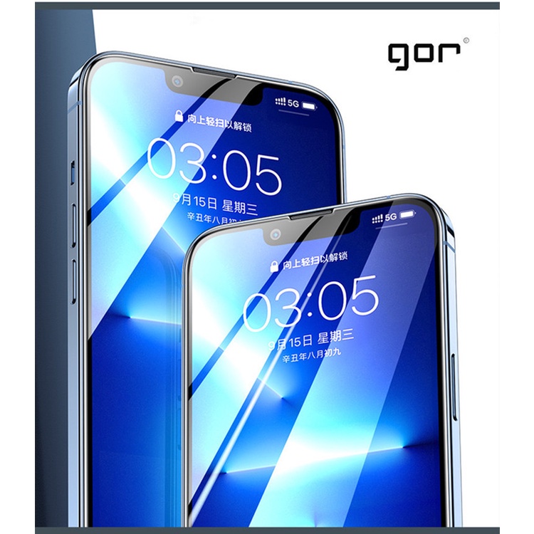 Kính Cường Lực Iphone 12 Pro Max GOR Chính Hãng Có Viền, Siêu Cứng, Chịu Va Đập Cao, Có Viền Đen, Gor Chính Hãng.