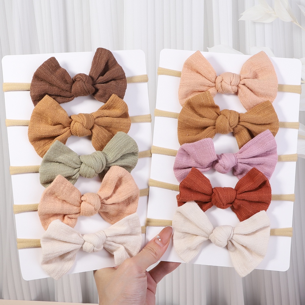 Set 5 băng đô đính nơ KIDSBOWS dễ thương dành cho bé