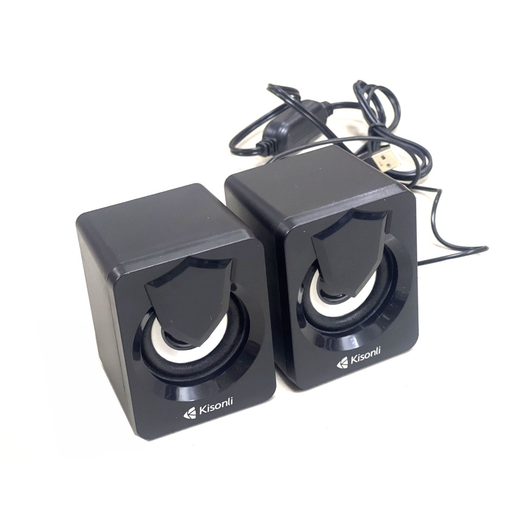 LOA VI TÍNH KISONLI L-1030 (2C/1 BỘ) HỒNG , ĐEN