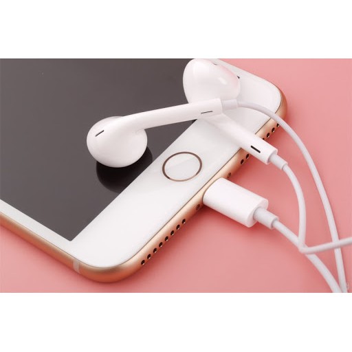 Tai Nghe Dùng Cho Điện Thoai Bắt Bluetooth ( Tai Nghe Có Micro ) - Kết Nối Cổng Lightning