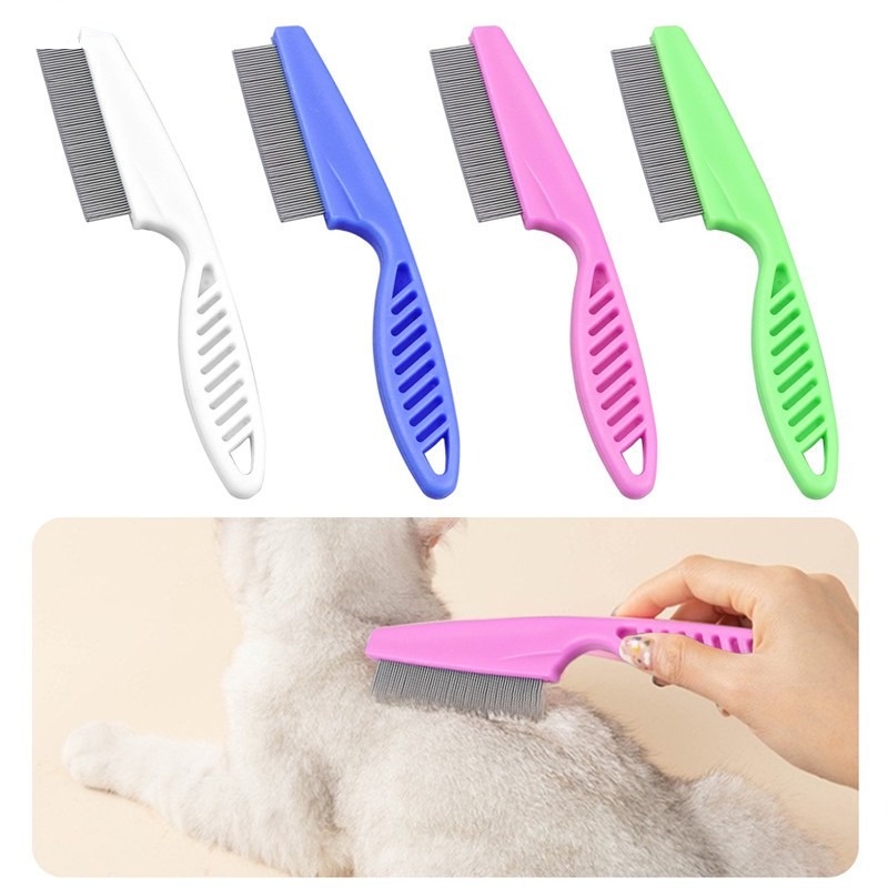 Lược Chải Lông Di Động Bằng Thép Không Gỉ Cho Thú Cưng