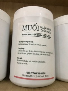 Muối ngâm chân thảo dược 1kg