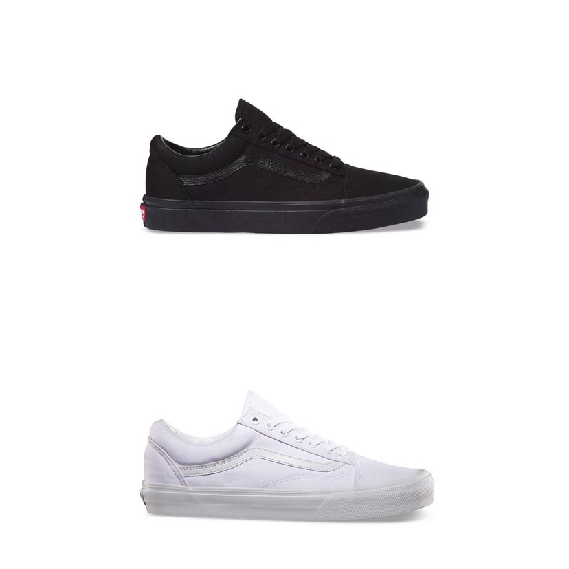 Giày Vans Chính Hãng Old Skool Classic All Black All White