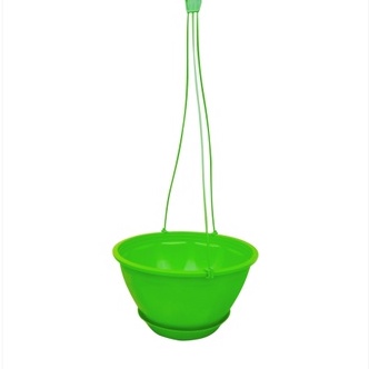 Combo_10 chậu treo thông minh kèm đĩa hứng nước 22x12cm_Chậu nhựa treo tự dưỡng size to trồng hoa cây cảnh