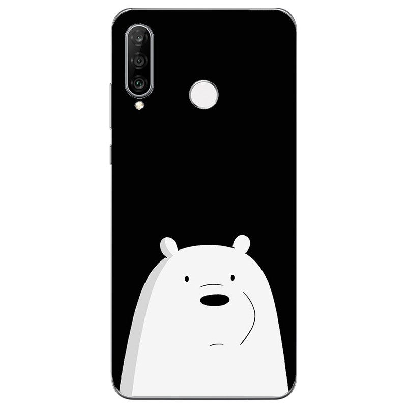 Ốp Lưng Silicone Họa Tiết Hoạt Hình We Bare Bears Thời Trang Cho Itel S11 S15 S31 S32 S33 S36 Pro