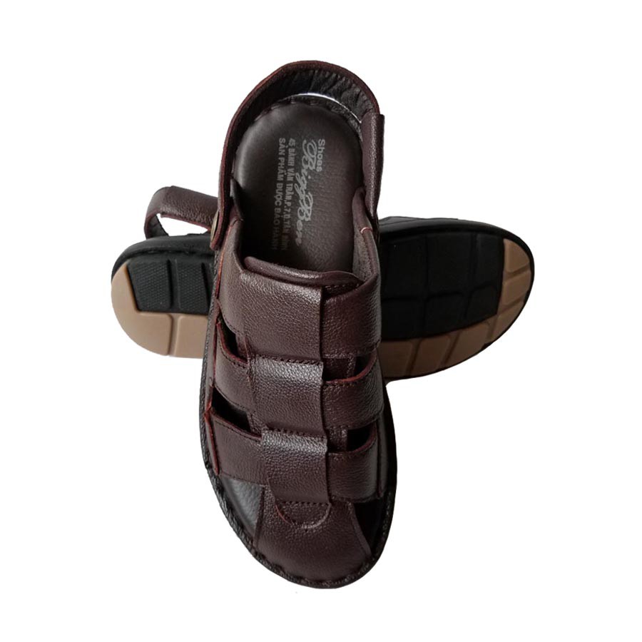 Giày Sandal Nam Bít Mũi Da Bò BIGBEN SD78