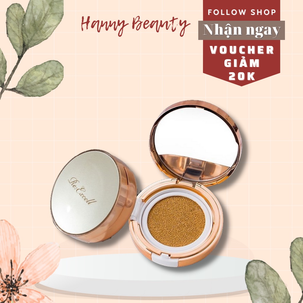 Phấn Phủ Re:Excell UV Cushion Multi Foundation Dưỡng Ẩm Màu Mịn Cho Làn Da Đẹp Tự Nhiên