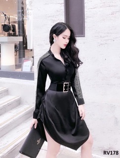 Váy lụa cao cấp kèm ảnh chụp thật