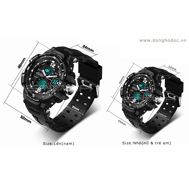 Đồng hồ thể thao nam SANDA 289 siêu bền chống nước (Nhiều màu) | BigBuy360 - bigbuy360.vn