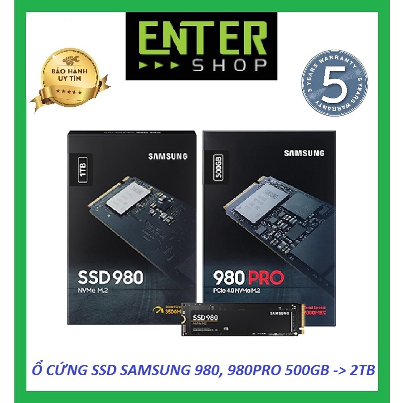 Ổ cứng SSD Nvme Laptop, Samsung 980 Pro 500GB, 1TB đến 2TB chính hãng samsung