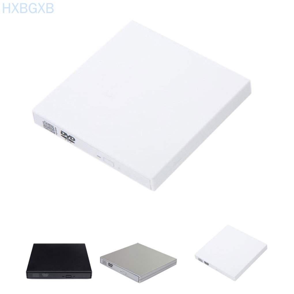 HXBG USB 2.0 External CD/DVD ROM Player Optical Drive DVD RW Burner Reader Writer Laptops PC Windows 7/8/10