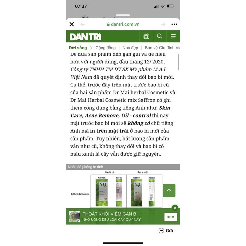 Dr mai mụn (mẫu mới hình thật) | BigBuy360 - bigbuy360.vn