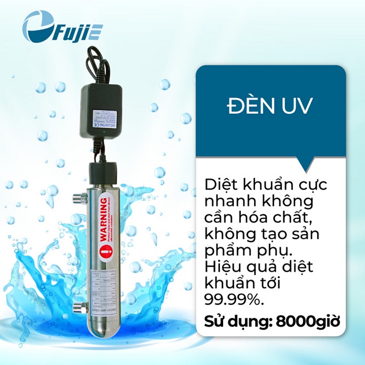 Đèn UV diệt khuẩn FujiE - Hiệu quả diệt khuẩn tới hơn 99%