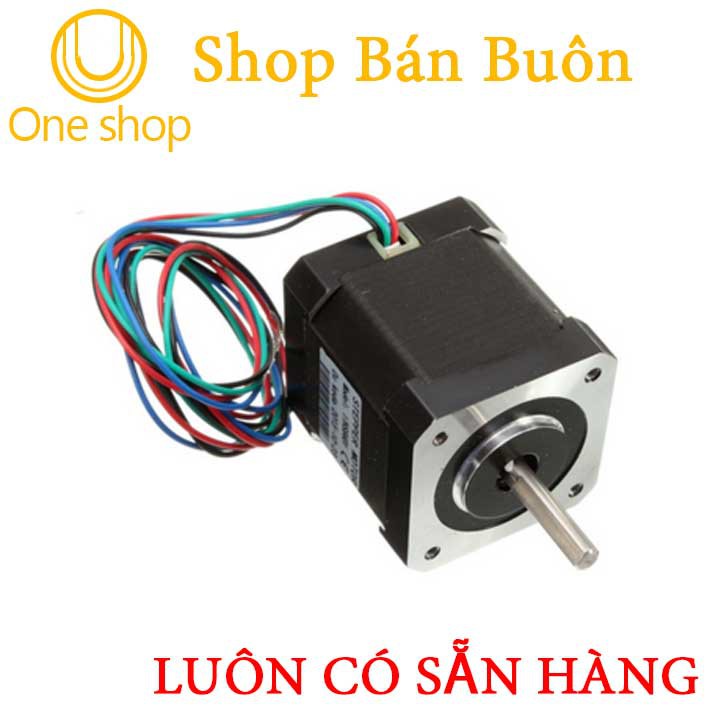 Động Cơ Bước 42BYGH47-401A 12V 1.8 Độ