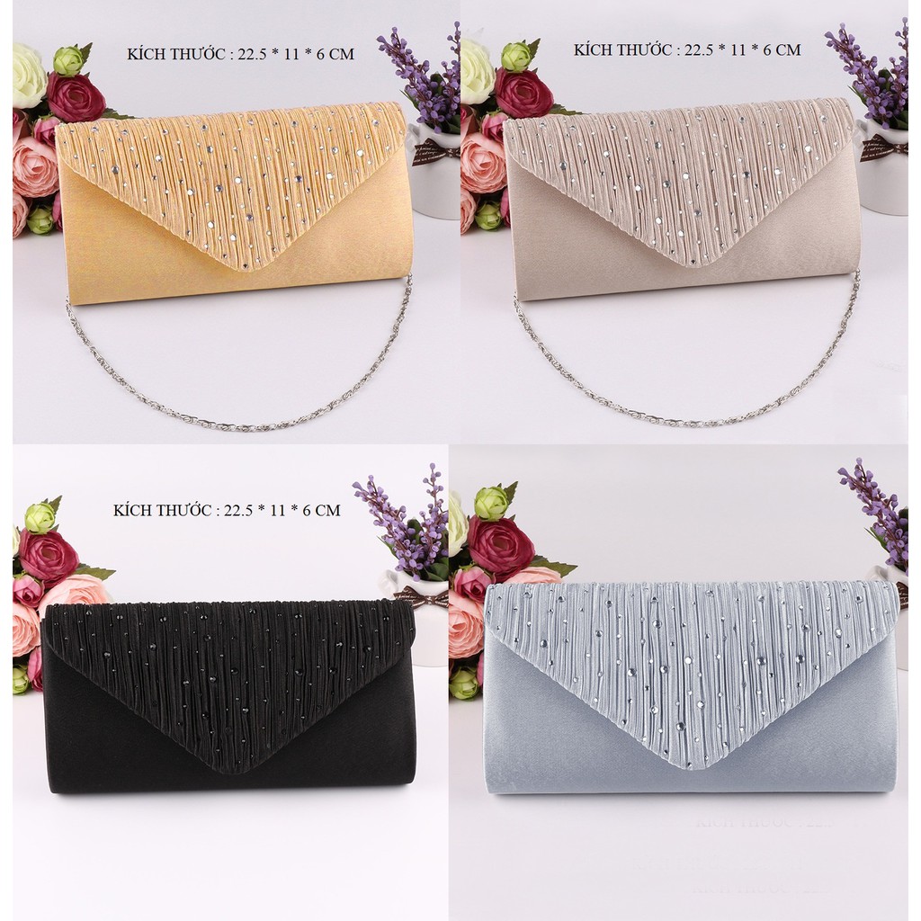 T06 Túi Xách Nữ Đeo Chéo Màu Đen