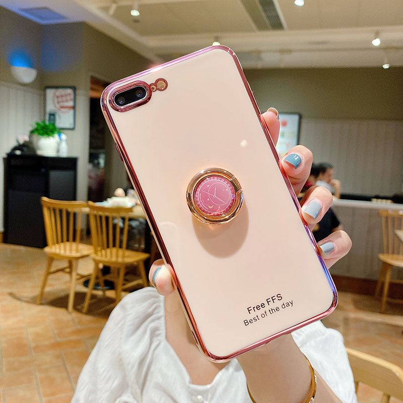 Ốp Điện Thoại Màu Trơn Có Giá Đỡ Cho Iphone 12 Pro Max Mini 6 6s 7 8 Plus Xs Max Xr 11 Pro Max Se2020