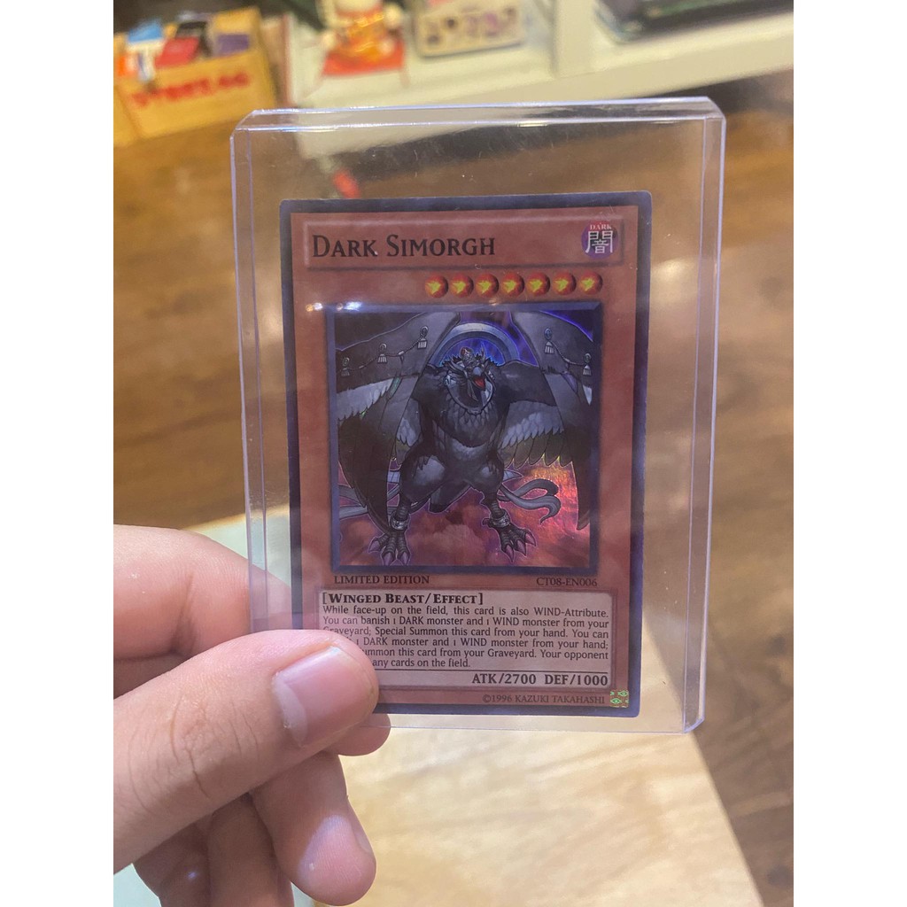 Lá bài thẻ bài Yugioh Dark Simogrh – Super Rare - Tặng bọc bài nhựa bảo quản