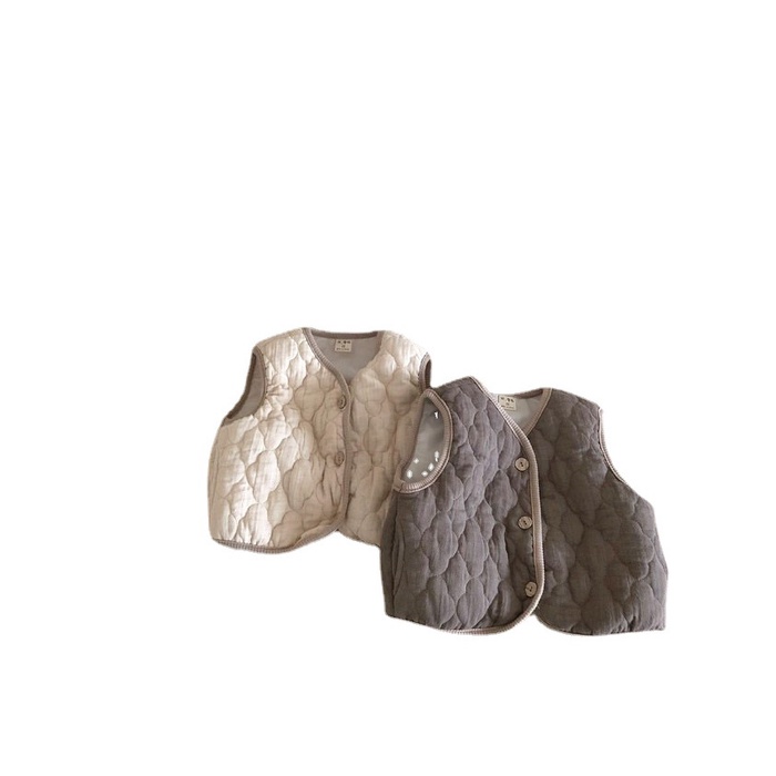 Áo khoác không tay thời trang mùa thu đông dành cho trẻ nhỏ 0-5 tuổi