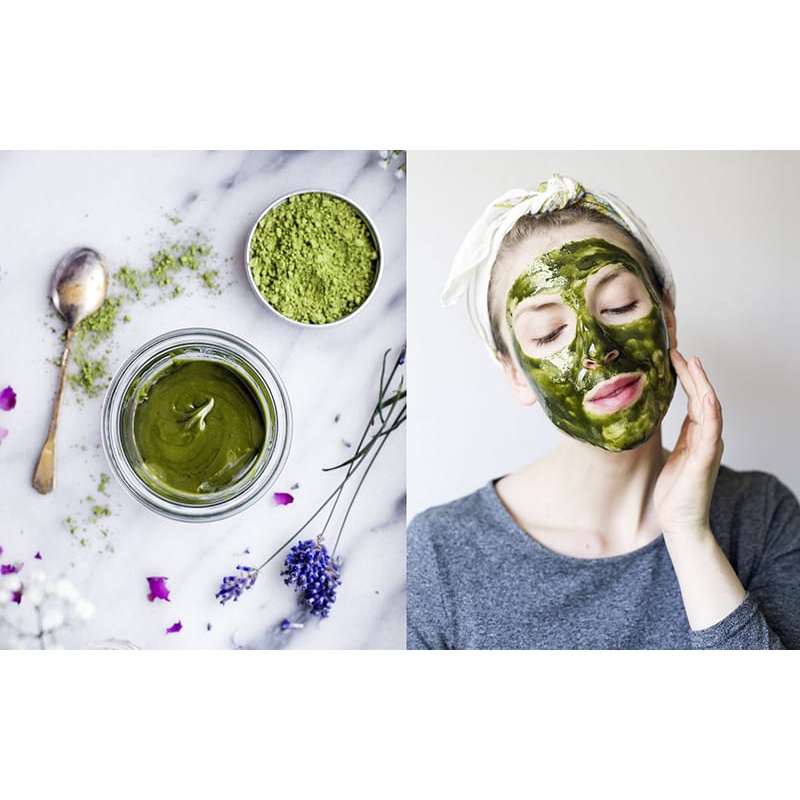 Bột Diếp Cá sấy lạnh 100% Organic , Mặt nạ diếp cá hữu cơ giảm mụn, trắng da, mờ thâm sạm WINK
