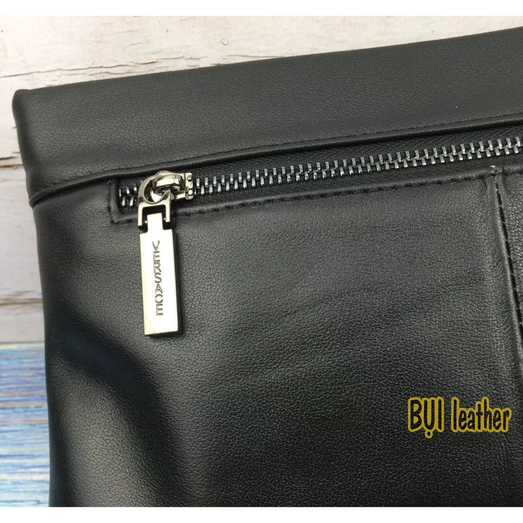 Túi cầm tay nam da bò cao cấp M109- Clutch nam da thật- BH 24tháng-đầy đủ hộp (CÓ VIDEO) | BigBuy360 - bigbuy360.vn