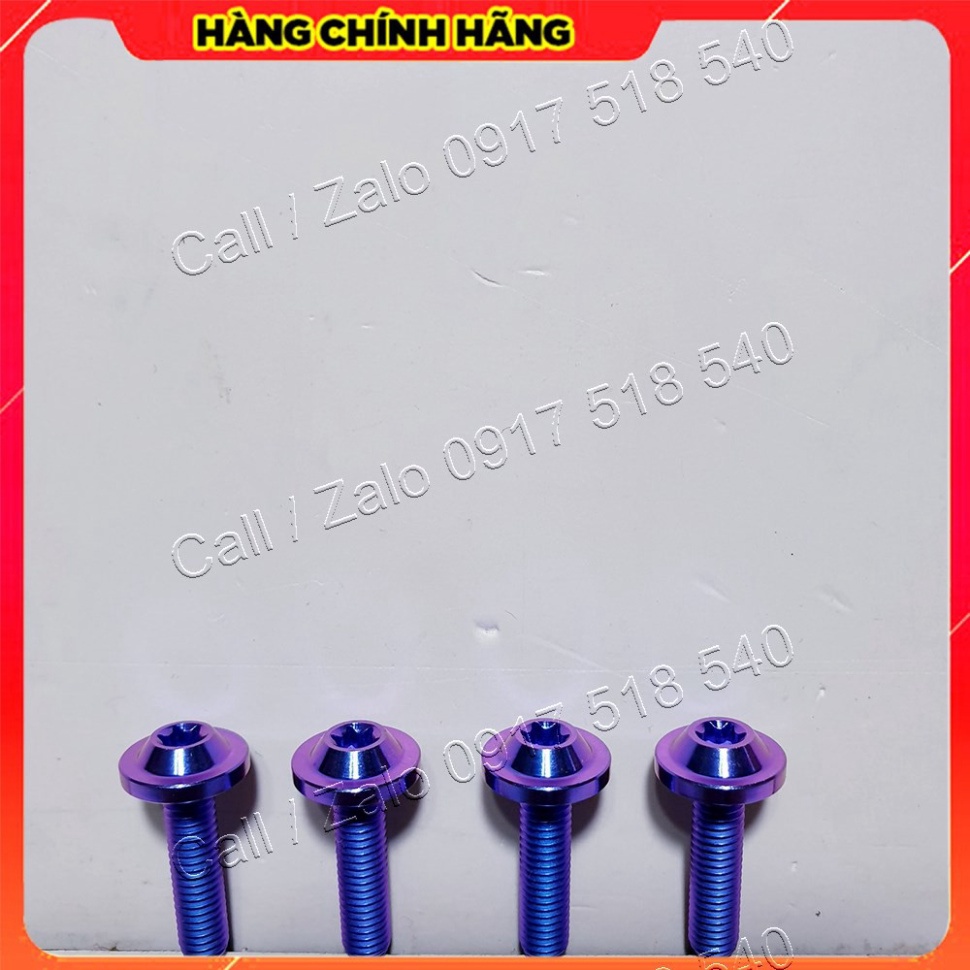 ✅ Combo 4 Con Ốc Titan GR5 Gắn Mão - Chắn Gió Winner x ✅ Ảnh thật Sp