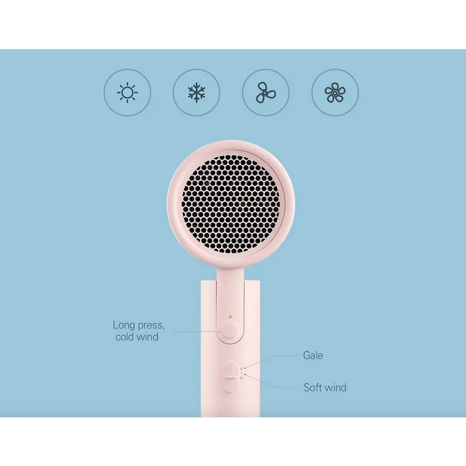 Máy sấy tóc Xiaomi Mijia Simple CMJ02LXW CMJ02LXP H101 gấp gọn tiện lợi du lịch haochi