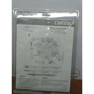 Vòi xịt toilet Caesar cao cấp BS304