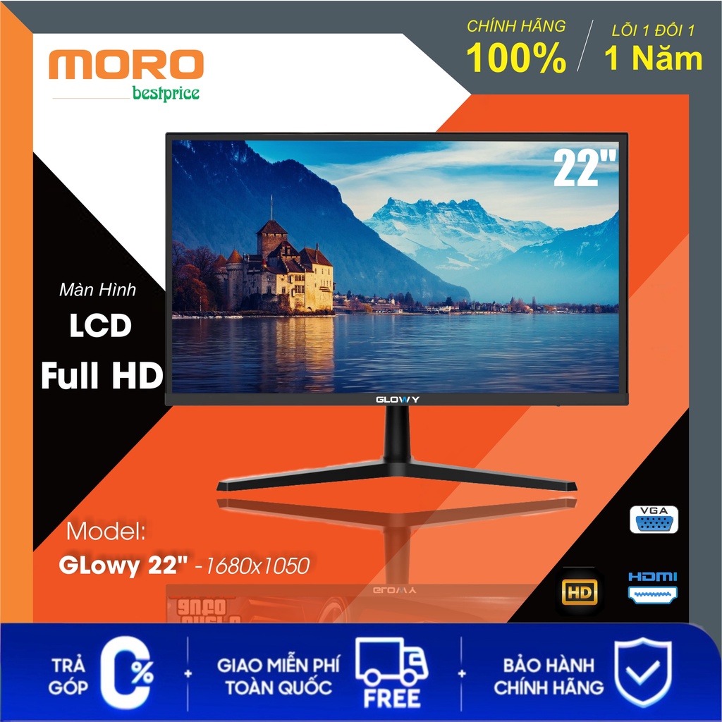 [Mã 255ELSALE giảm 7% đơn 300K] Màn hình LCD GLowy 17|19|22|24 inch - Mới 100% Full Box - Bảo hành chính hãng 24 tháng! | WebRaoVat - webraovat.net.vn