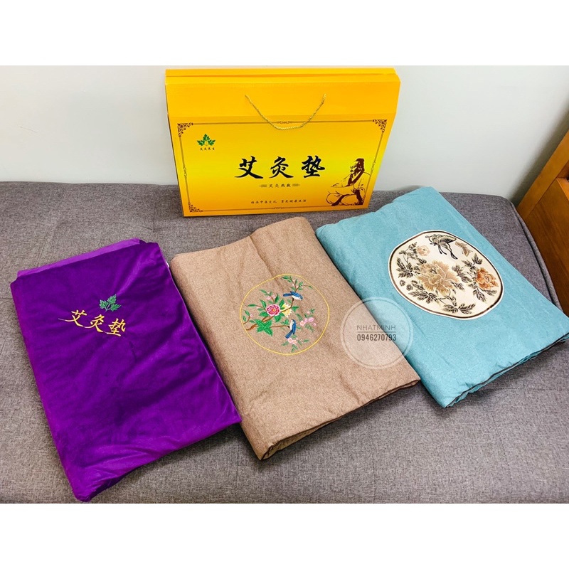 Thảm ngải cứu, Gối ngải cứu, ruột thảm ngải cứu 18 loại thảo dược cắm điện.