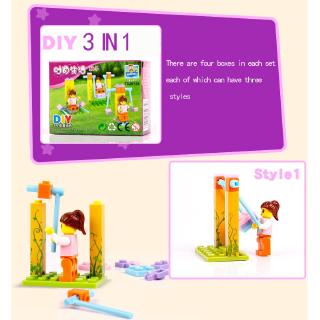Bộ Đồ Chơi Lắp Ráp 4 Trong 1 Cho Bé