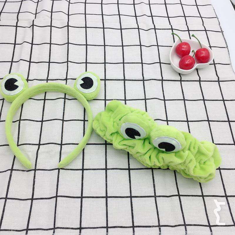 Cài tóc / Băng đô phối mô hình mắt ếch ngộ nghĩnh đáng yêu cho nữ