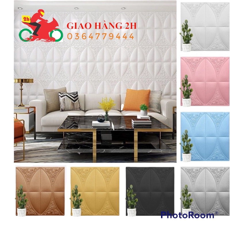 Xốp Dán Tường 3D Hoa Dây Cổ Điển