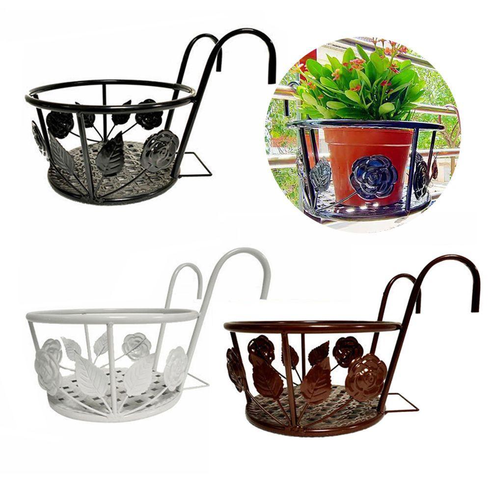 Giá Sắt Treo Chậu Hoa Trang Trí Ban Công