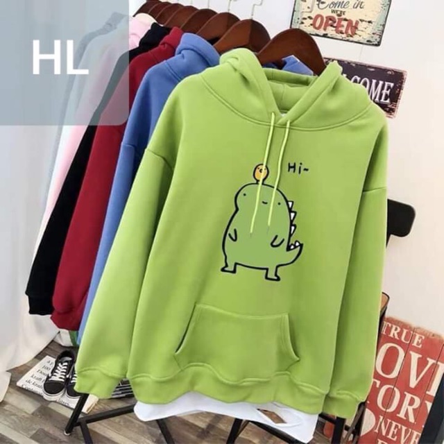 bst Áo nỉ hoodie khủng long Hi HL5109 03