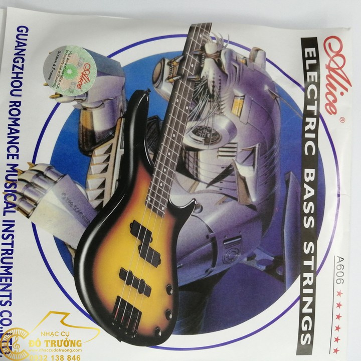 Bộ 4 dây hoặc 5 dây đàn guitar bass Alice A606